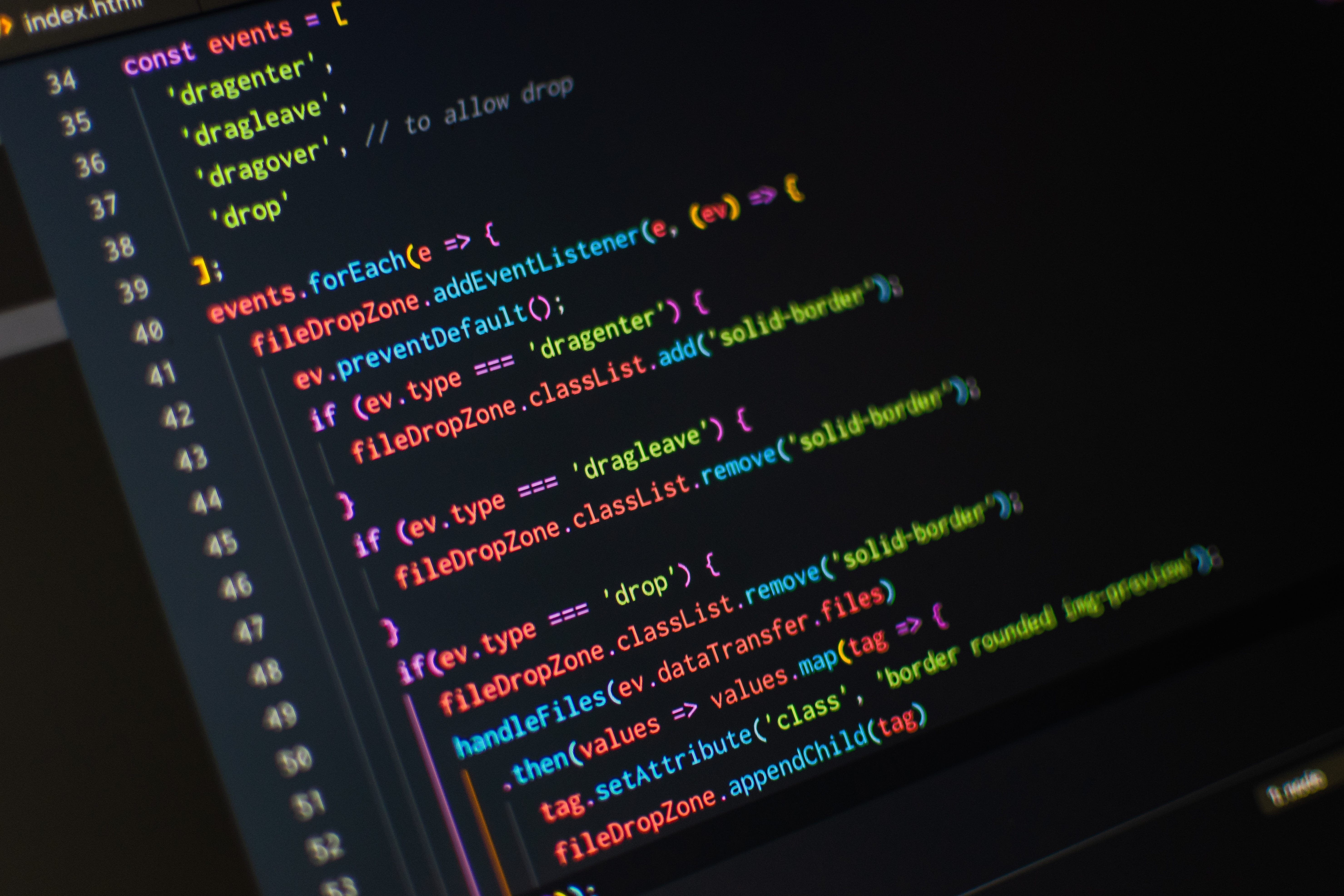 Picture of coding